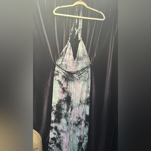 Tie dye jungle hippie jumpsuit. Long small. - Picture 5 of 7